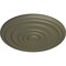 Ekena Millwork Carton Ceiling Medallion (For Canopies up to 3 3/4"), Hnd-Painted Spartan Stone, 17 3/4"OD x 1 3/8"P CM18CASSF - alternate 3